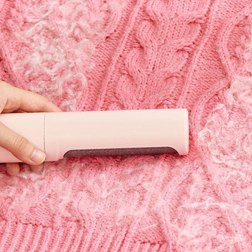 2-In-1 Pet Hair Remover: Portable Self-Cleaning Brush For Effortless